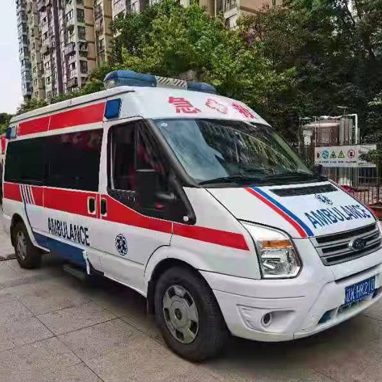 鸡东长途救护车护送病人返乡